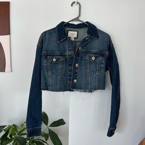 Forever 21 cropped denim jacket